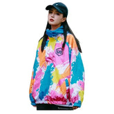 Us Color Paint Hooded Jacket